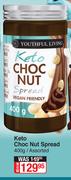 Youthful Living Keto Choc Nut Spread Assorted-400g