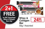 Supa Shape Whey & Collagen Bar Assorted-50g Each