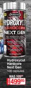 Muscle Tech Hydroxycut Hardcore Next Gen 100 Capsules