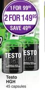 Muscle Junkie Testo HGH 45 Capsules-For 2