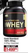 On Gold Standard 100% Whey Assorted-2.27Kg