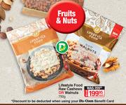 Lifestyle Food Raw Cashews Or Walnuts-750g Each