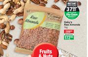 Gaby's Raw Almonds-1Kg