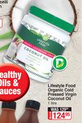 Lifestyle Food Organic Cold Pressed Virgin Coconut Oil-1L