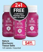 Natura Biochemic Tissue Salts Assorted 125 Tablets-Each