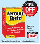 Ferrous Forte 60 Tablets