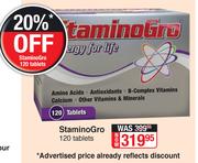 Stamino Gro 120 Tablets