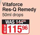 Vitaforce Res Q Remedy Drops-50ml
