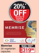 Memrise 30 Vegetarian Capsules