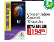 Concentration Cocktail 30 Capsules