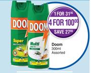 Doom Assorted-For 4 x 300ml