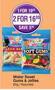 Mister Sweet Gums & Jellies Assorted-60g