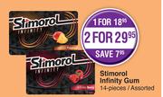 Stimorol Infinity Gum 14 Pieces Assorted-For 1
