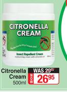 Citronella Cream-500ml