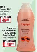 Nature's Nourishment Body Wash Family Pack Assorted-1L