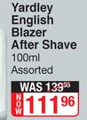 Yardley English Blazer After Shave Assorted-100ml