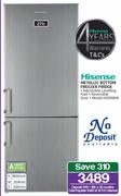Hisense 271Ltr Metallic Bottom Freezer Fridge H359BME