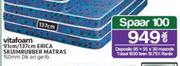 Vitafoam 137cm Erica Skuimrubber Matras