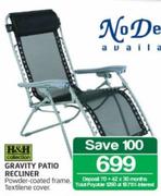 Gravity Patio Recliner