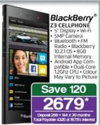 Blackberry Z3 Cellphone