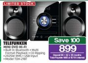 Telefunken Mini DVD Hi-Fi TDH-21BT