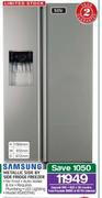 Samsung 501ltr Metallic Side By Side Fridge Freezer RSA1DTMG