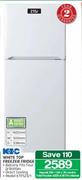 KIC 215ltr White Top Freezer Fridge KTF523/1