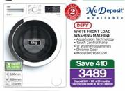 Defy White Front Load Washing Machine WCY61032W