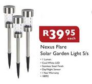 Nexus Flare Solar Garden Light S/s-Each