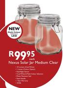 Nexus Solar Jar Medium Clear-Each