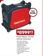 Power Master 3.5 KVA Inverter Generator-Each