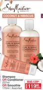 Shea Moisture Shampoo Or Conditioner 237ml Or Smoothie 170ml-Each