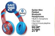 Disney Spider Man Padded Bluetooth Headphones 