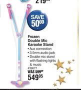 Disney Frozen Double Mic Karaoke Stand