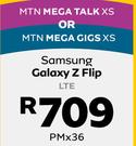 Samsung Galaxy Z Flip LTE-MTN Mega Talk XS Or MTN Mega Gigs XS (36 Month)