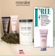 Mineraline Exfoliate Shea Butter Body Polish, Mineral Foot Cream, Gennuine Dead Sea Bath Salts-Each