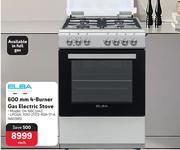 Elba 600mm 4 Burner Gas Electric Stove 04-66CL442 460385