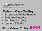 Travelwize 55cm Cabana Case Trolley