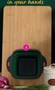 Bamboo Cutting Board With Colander Or Storage Unit