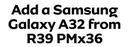 Samsung Galaxy A32 (36 Months)
