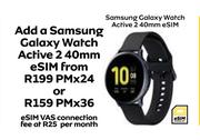 Samsung Galaxy Watch Active 2 40mm eSim (36 Months)