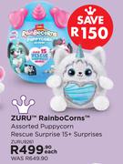 Zuru RainboCorns Assorted Puppycorn Rescue Surprise 15+ Surprise ZURU9261-Each