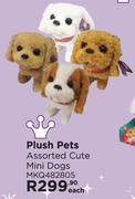 Plush pets Assorted Cute Mini Dogs MKG4828O5-Each