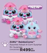 Zuru RainboCorns Assorted Adopt-A-Corn Surprise 15+ Surprise ZURU92105EC-Each
