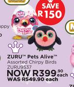 Zuru Pets Alive Assorted Chirpy Birds ZURU9537-Each