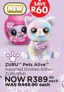 Zuru Pets Alive Assorted Smitten Kitten ZURU9541-Each