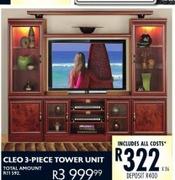 Cleo 3-Piece Tower Unit