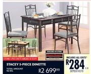  Stacey 5-Piece Dinette