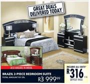 Brazil 2 Piece Bedroom Suite