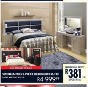 Simona MK3 2 Piece Bedroom Suite
